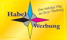 Logo von Habel Werbung aus Merching – Anbieter für Werbetechnik, Beschriftungen und Textilveredelung