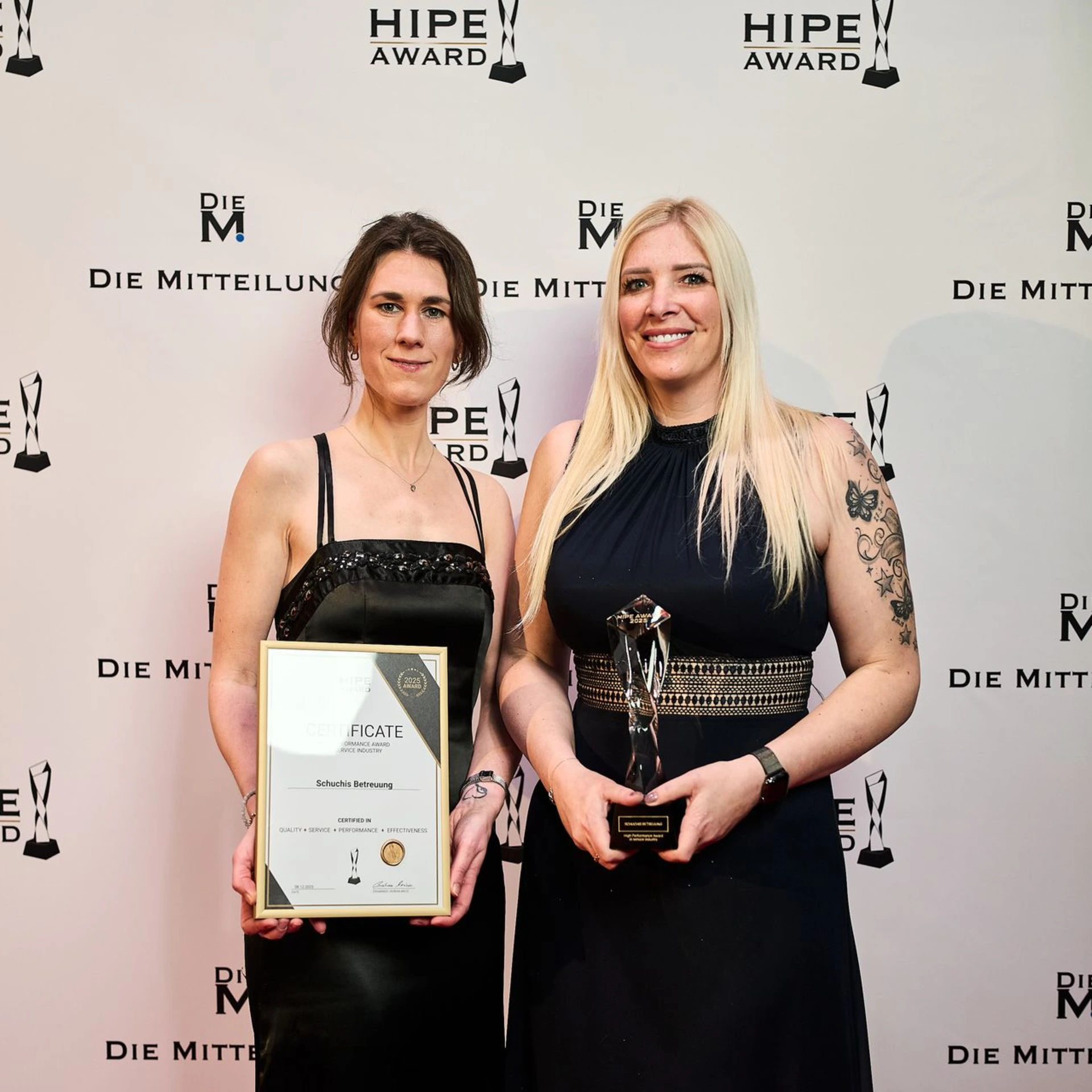 Auszeichnung der Schuchis Betreuung GmbH mit dem HIPE Award für Alltagshilfe in Köln und ganzheitliche Alltagsbegleitung