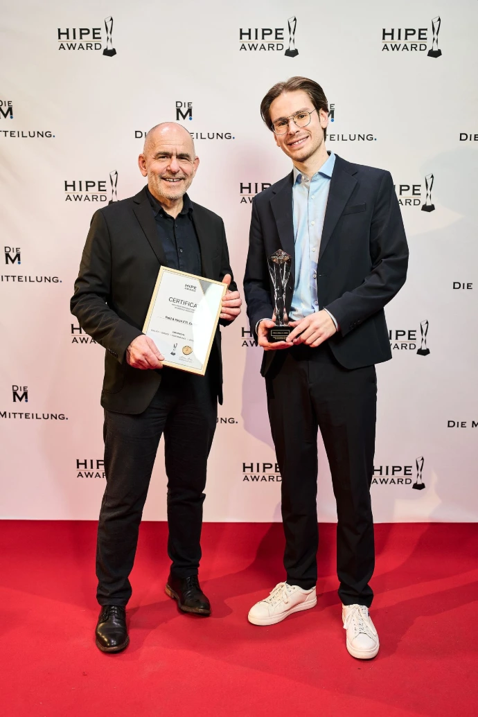 Steuerberater Offenbach HIPE Award Übergabe Pohl Heinl