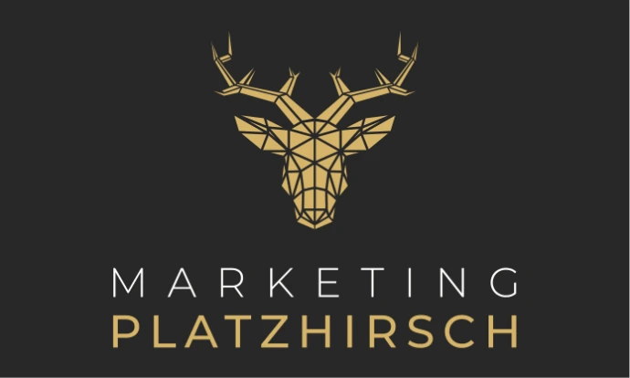 Marketing Platzhirsch Logo Online Marketing Agentur Branding Hirsch Symbol