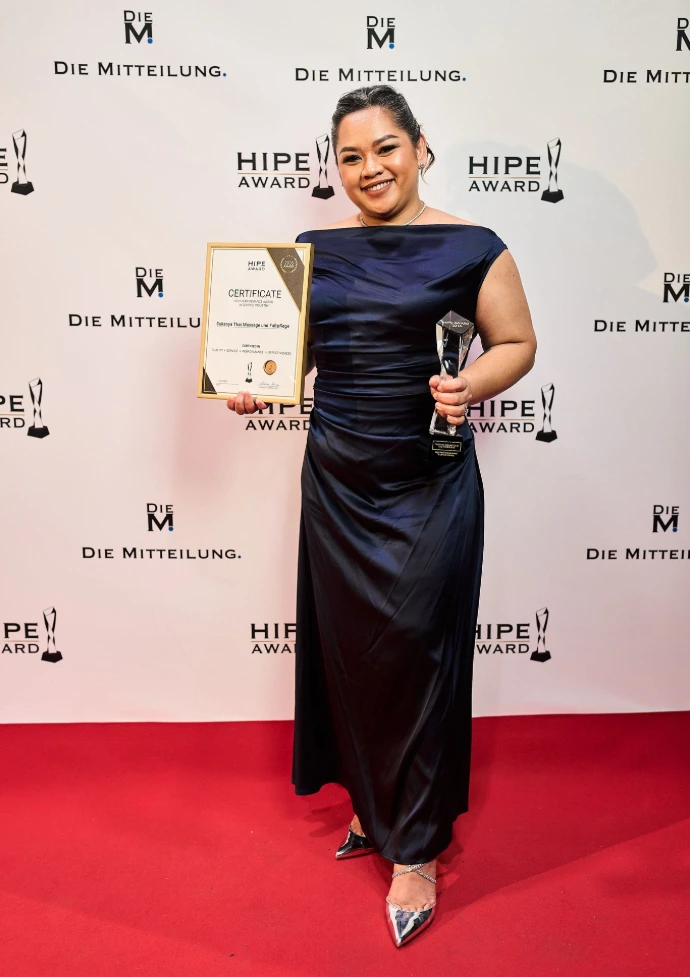 Sukanya Thai Massage München erhält HIPE AWARD 2025