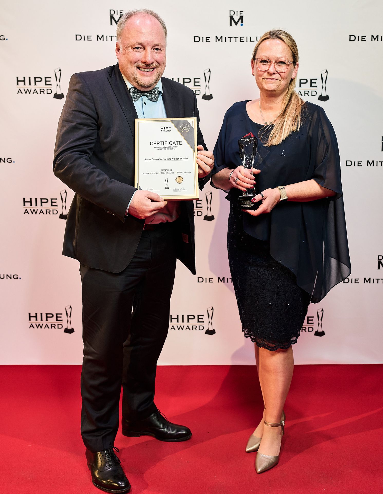 HIPE AWARD für Allianz Generalvertretung Volker Büscher