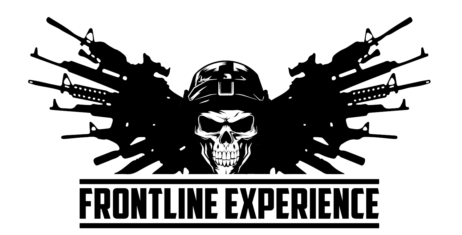 Logo von Frontline Experience, Spezialist für Real-Life-Gaming und Survival-Simulationen in Deutschland Frontline Experience Logo | Real-Life-Gaming in Deutschland
