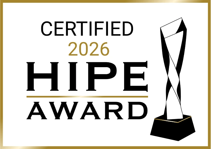 HIPE AWARD 2026 Auszeichnung für Merja Reinigung – Qualitätsmerkmal für Gebäudereinigung Brandenburg und Berlin