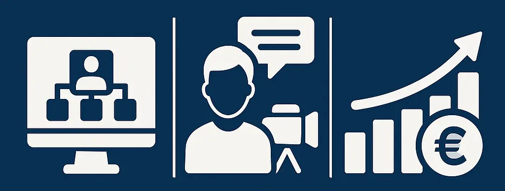 Infografik: Sichtbarkeit, Kommunikation und Wachstum – Handlungsempfehlungen für Unternehmen von freshshots.de photographie